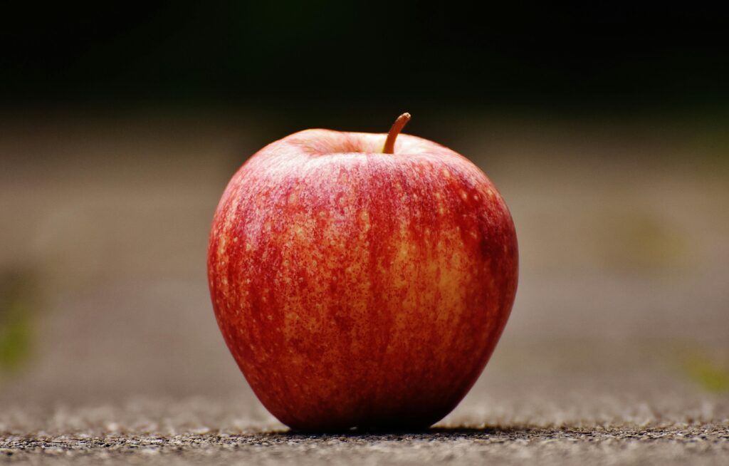 Image of an apple; a nod to the advertising compliance educational services Seeside can provide. 